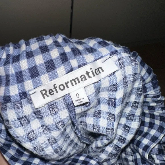 Reformation Karmen Linen Skirt size 0